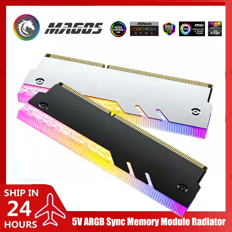 Aluminium Extrusion - Desktop Computer Memory Heatsink 5V ARGB,