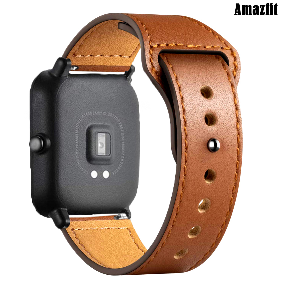 Gt2 Pulley - 20mm 22mm Leather Band For Amazfit