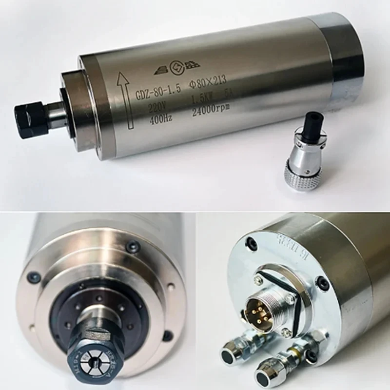 Water Cooled Spindle - 65X158-800W-ER11-220V CNC Water Cooled Spindle Motor