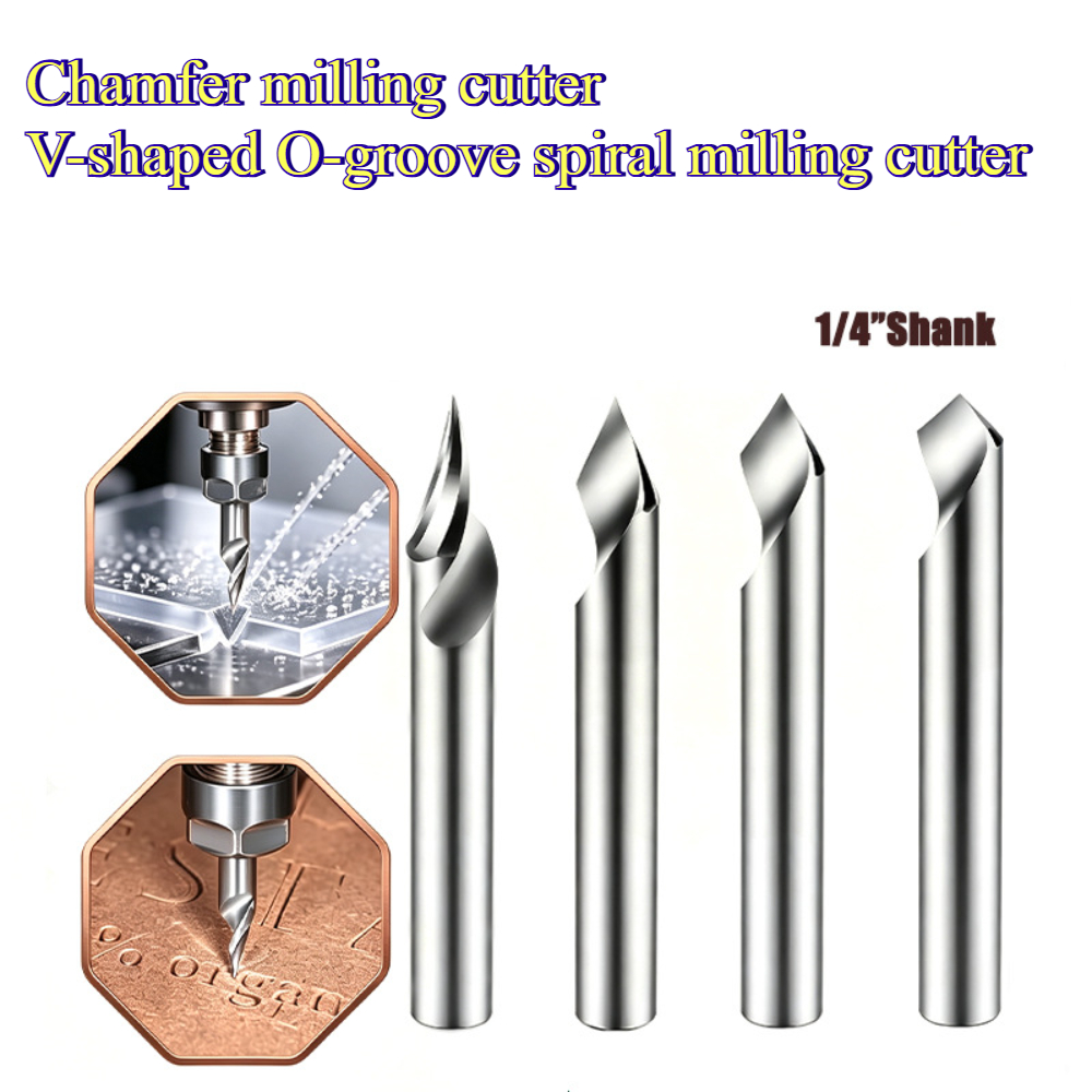 Cnc Bits - V Type Spiral CNC Router Bit
