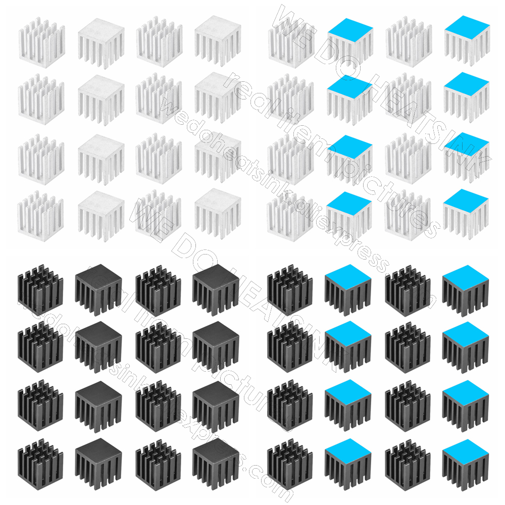 Aluminium Extrusion - Aluminum Heatsink 15x15x15mm / 0.59x0.59x0.59
