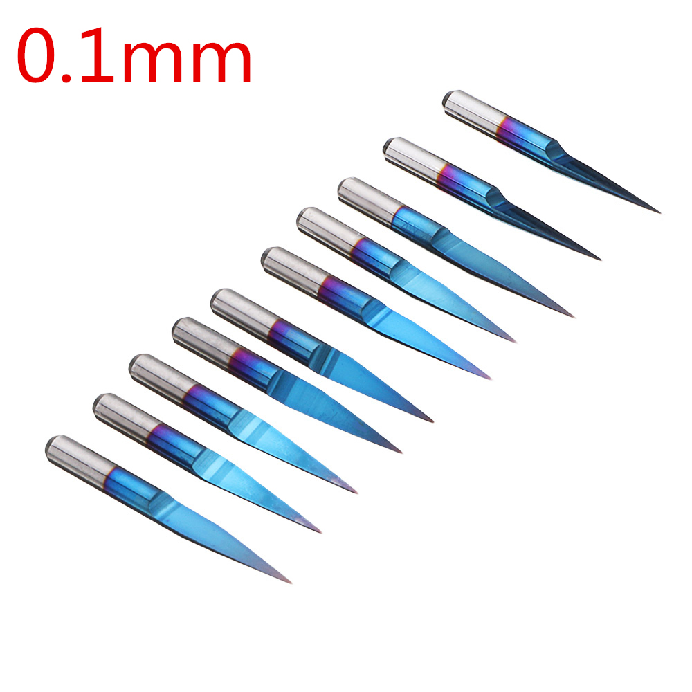 End Mill - 3.175mm Blue Coating PCB 3D Milling