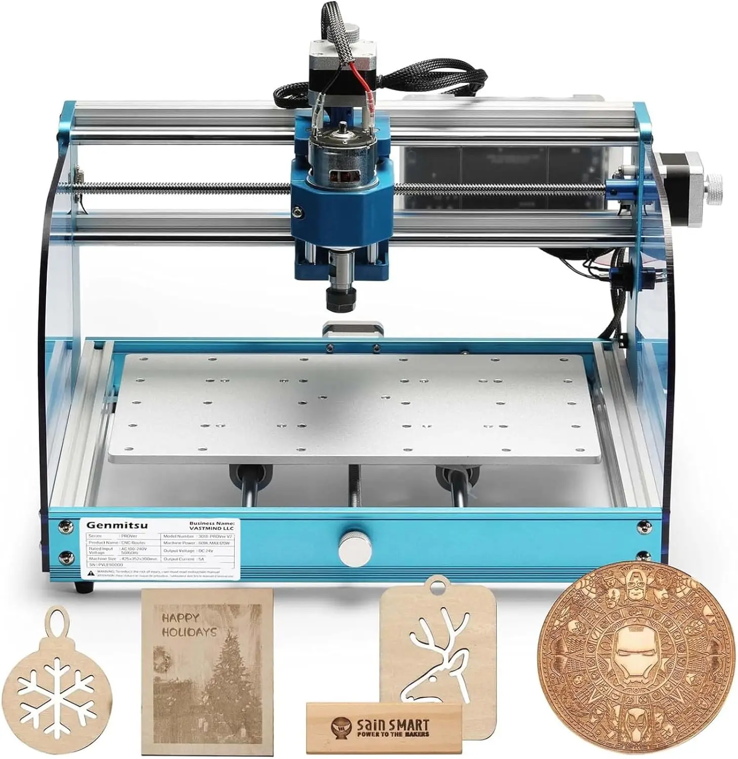 3018 Aluminium Cnc - Genmitsu CNC Milling Machine Working Area