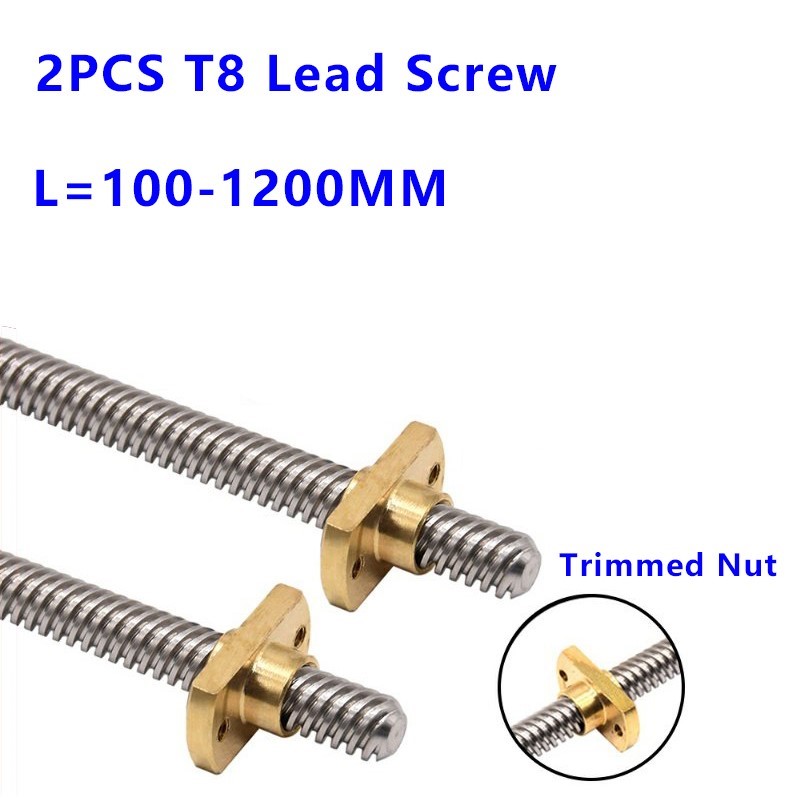 Lead Screw 8Mm - T8 T-type Trapezoidal Lead Screw 8mm