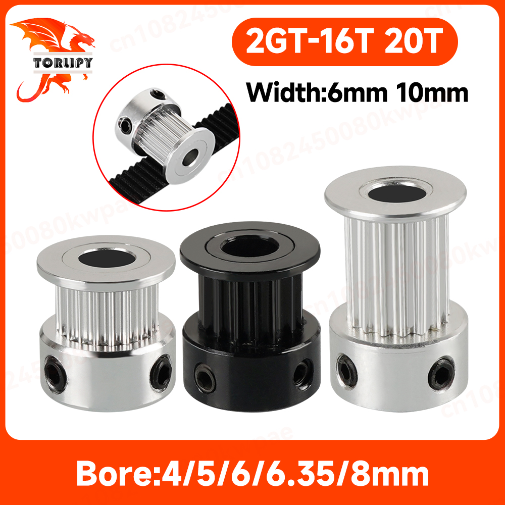 Gt2 Belt - 1/5/10pcs GT2 20Teeth 16 Teeth Pulleys