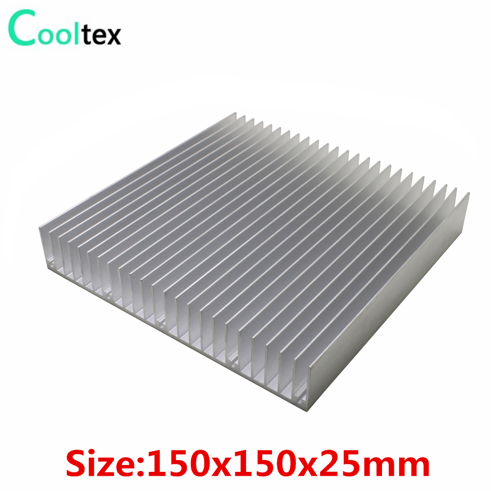 Aluminium Extrusion - 150x150x25mm DIY Aluminum HeatSink Heat Sink