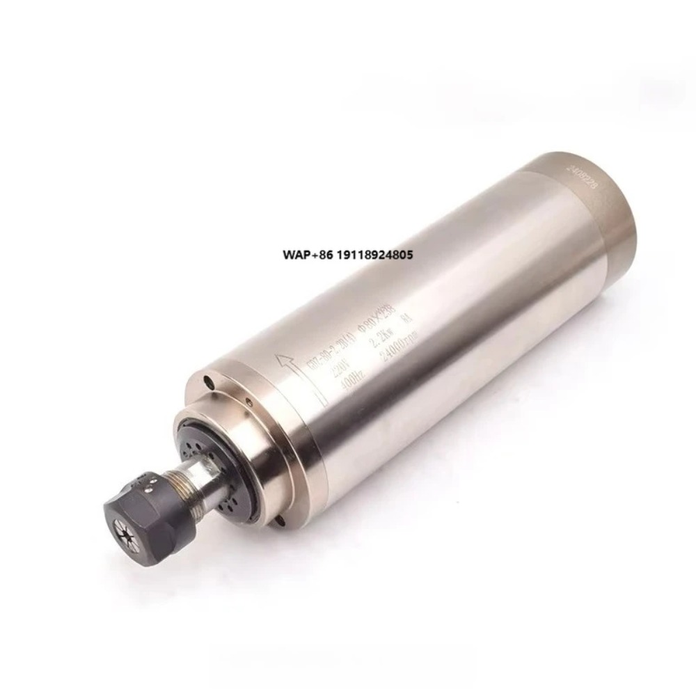 Water Cooled Spindle - Er20 80 mm Diameter Water Cooled