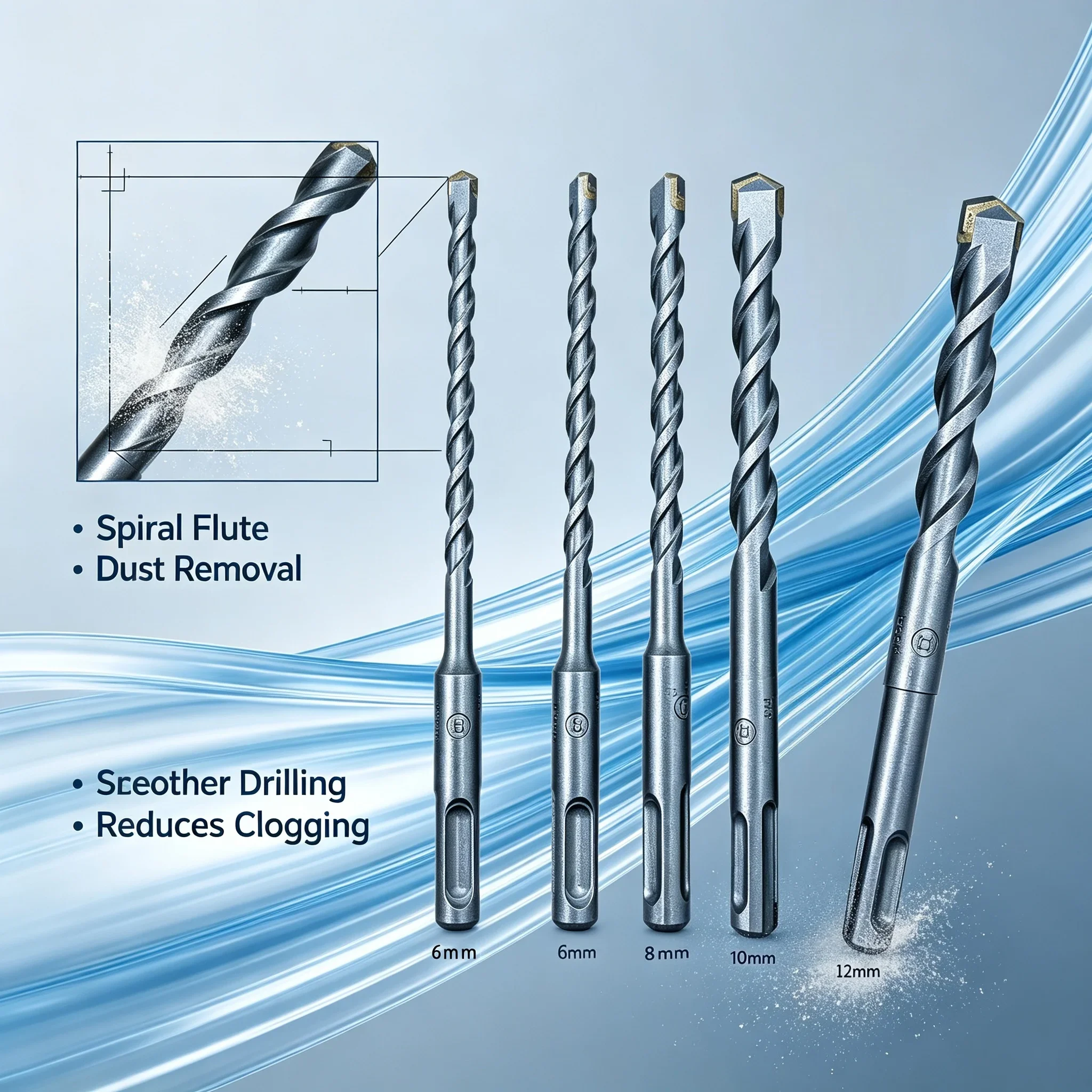 Bosch SDS‑plus‑1 5Pcs Masonry  - огляд і ціна Carbide End Mill
