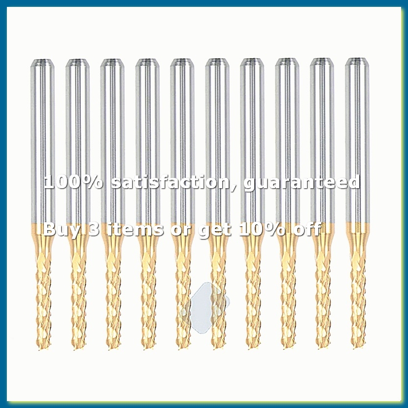 10PCS Titanium Coat Carbide En - огляд і ціна End Mill