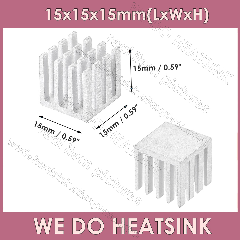 Aluminum Heatsink 15x15x15mm / - огляд і ціна Aluminium Extrusion