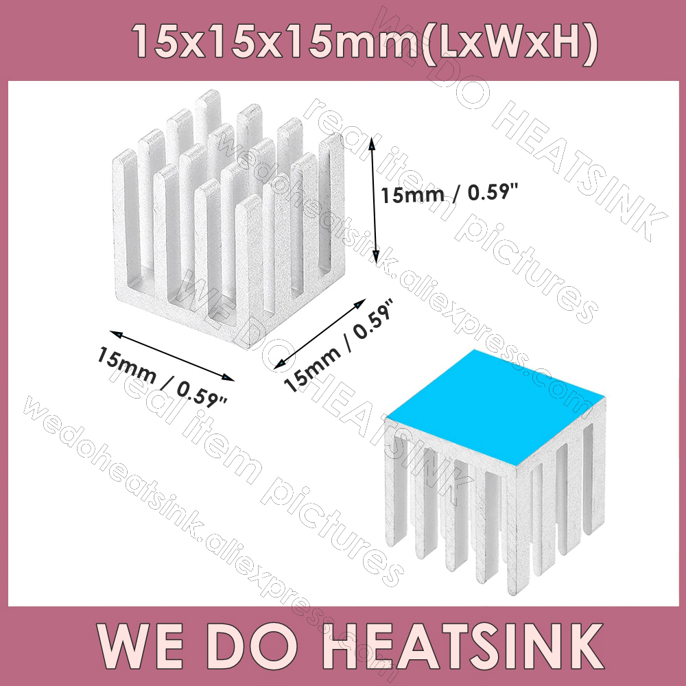 Aluminum Heatsink 15x15x15mm / - огляд і ціна Aluminium Extrusion
