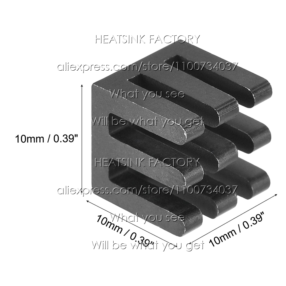 10x10x10mm Aluminum Heatsink C - огляд і ціна Aluminium Extrusion