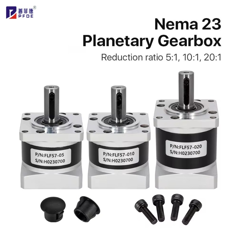 FLF57-05 Nema 23 Planetary Gea - огляд і ціна Nema23 Stepper