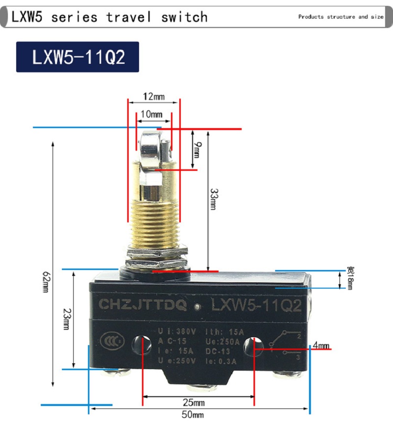 CHZJTTDQ Travel Switch Limit S - огляд і ціна Limit Switch