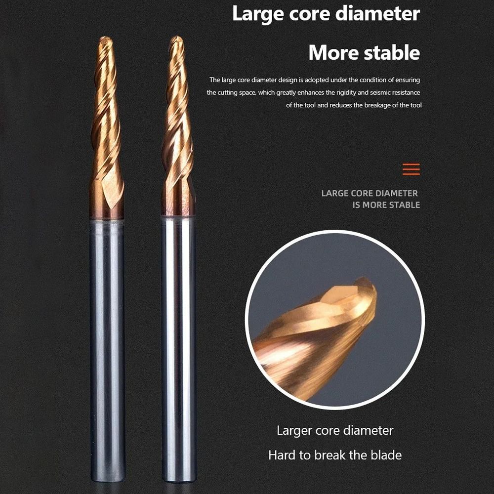 HRC55 Solid Carbide Ball Nose  - огляд і ціна End Mill Set