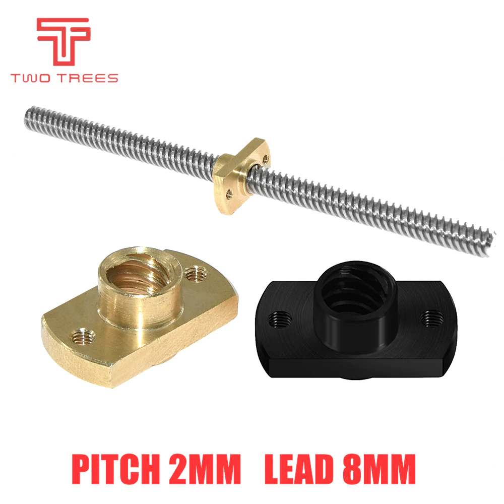 T8 Lead Screw Nut Pitch 2mm Le - огляд і ціна Lead Screw 8Mm
