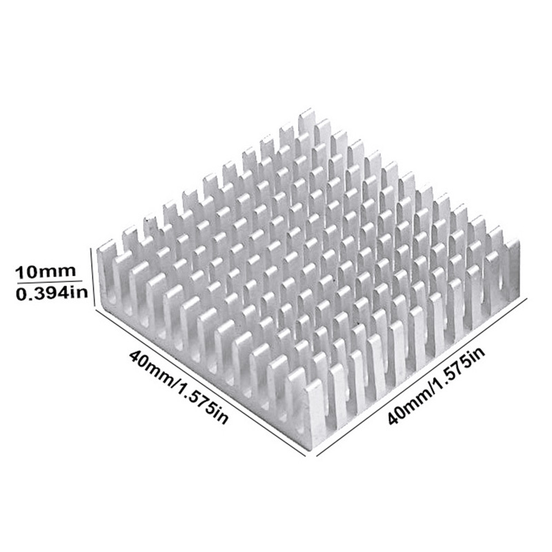 30Pcs YOUNUON 40mm Silver heat - огляд і ціна Aluminium Extrusion