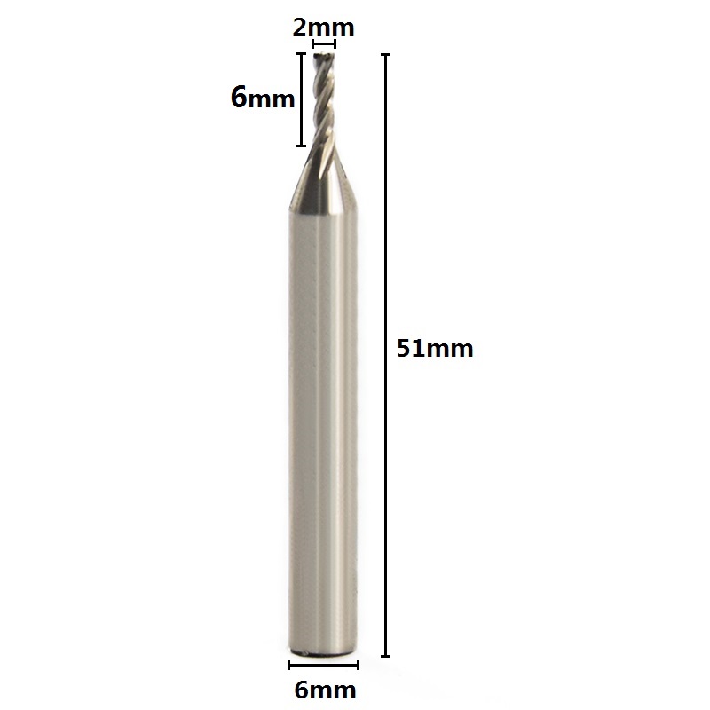 1pc Diameter Frez 2mm Endmill  - огляд і ціна End Mill Set