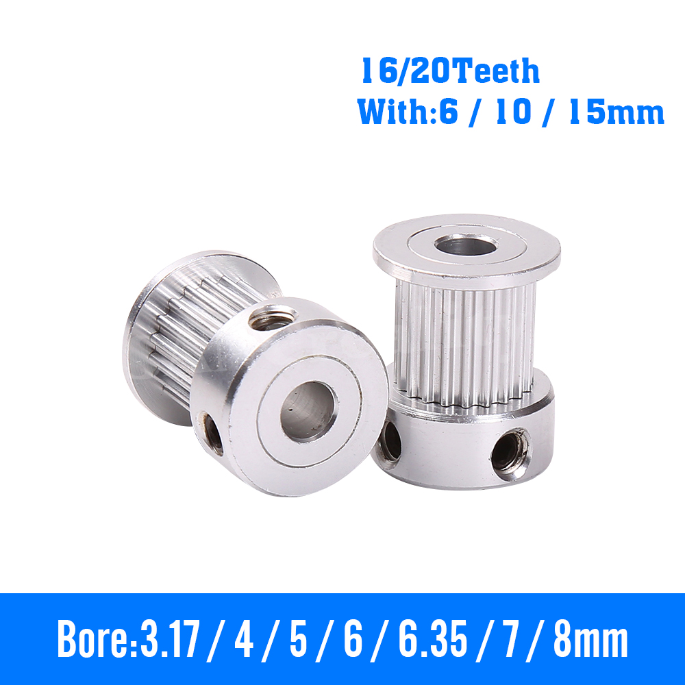 16T/20T GT2 3D Printer Part Ti - огляд і ціна Gt2 Pulley