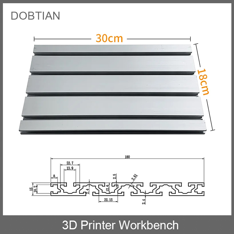1PC 15180 Aluminum Profile Ext - огляд і ціна 3018 Aluminium Cnc
