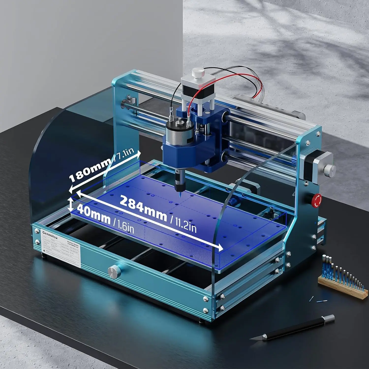 Genmitsu CNC Milling Machine W - огляд і ціна 3018 Aluminium Cnc