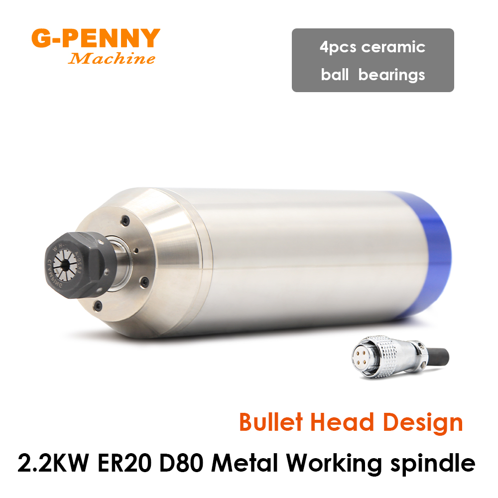 G-PENNY 2.2KW ER20 Metal Water - огляд і ціна Water Cooled Spindle