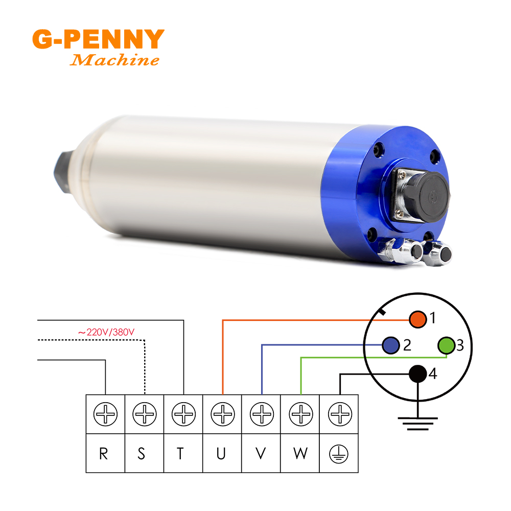 G-PENNY 2.2KW ER20 Metal Water - огляд і ціна Water Cooled Spindle