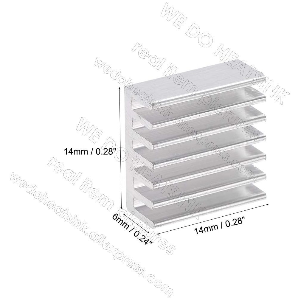 WE DO HEATSINK 100pcs 14x14x6m - огляд і ціна Aluminium Extrusion