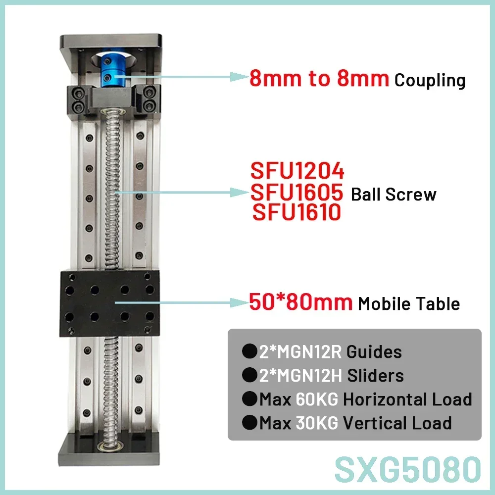 Double Square Linear Guide Sli - огляд і ціна Ball Screw