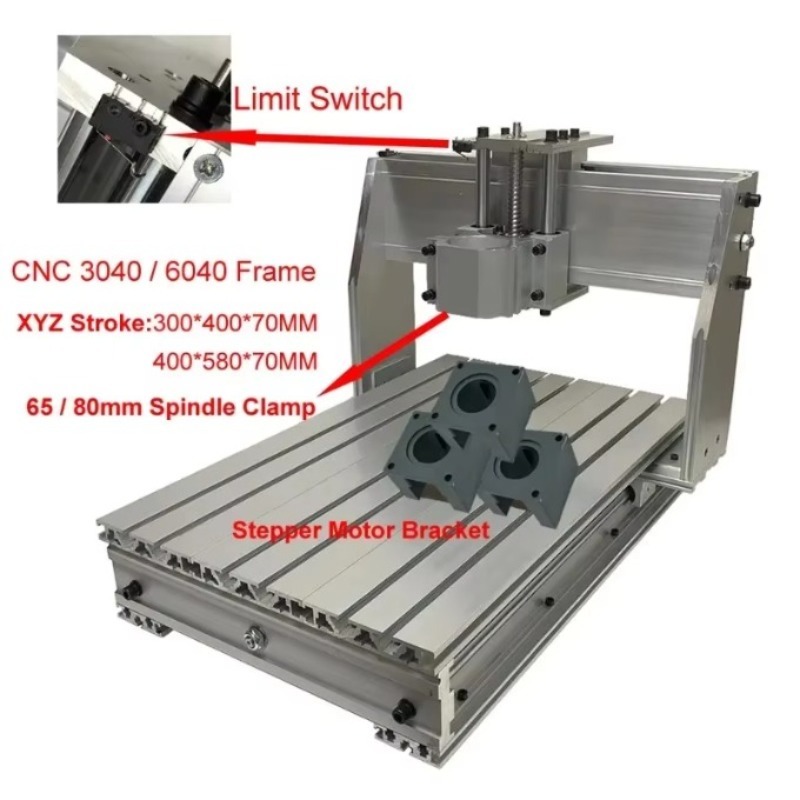Aluminum CNC 3040 6040 Frame K - огляд і ціна Ball Screw