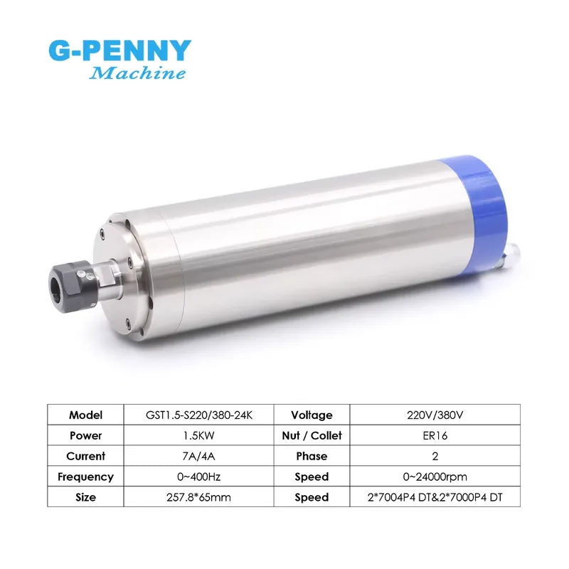 Customization G-PENNY 110v/220 - огляд і ціна Water Cooled Spindle