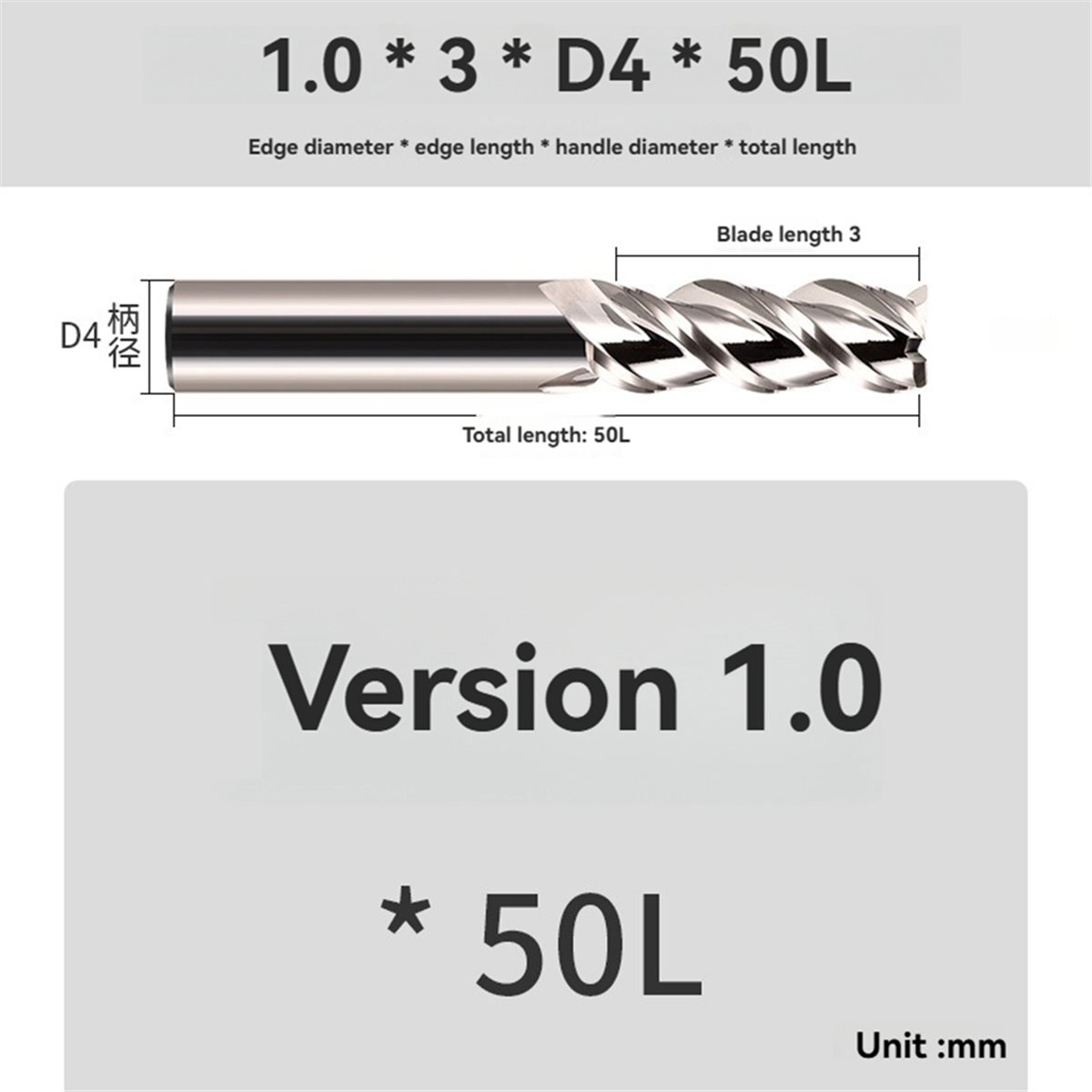 【MUST-HAVE LIST】 1.0mm 3-Flute - огляд і ціна Carbide End Mill