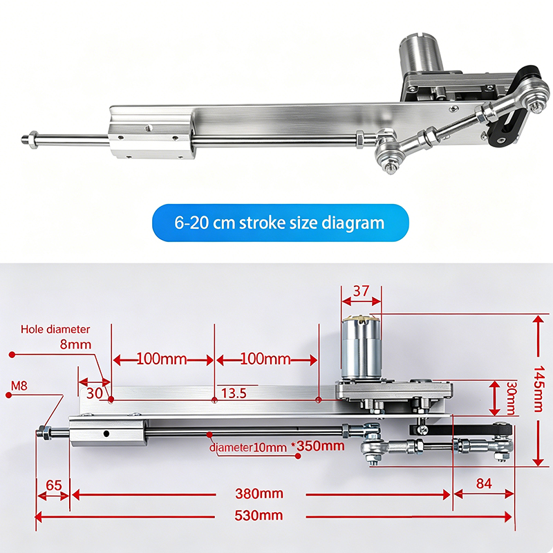 60mm-200mm Stroke Adjustable D - огляд і ціна Linear Rail