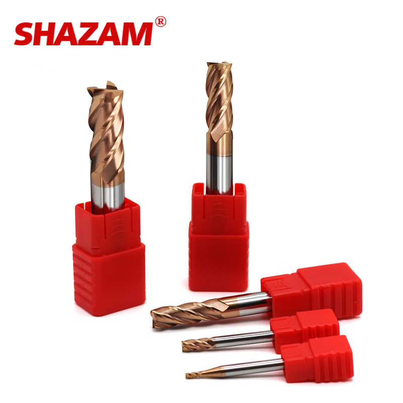 SHAZAM HRC55 4-Flute Flat End  - огляд і ціна End Mill Set