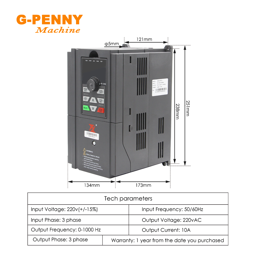 G-Penny 2.2KW Water Cooled Spi - огляд і ціна Water Cooled Spindle