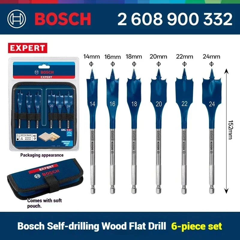 Bosch Expert 2608900332 Self-F - огляд і ціна Drill Bit Set